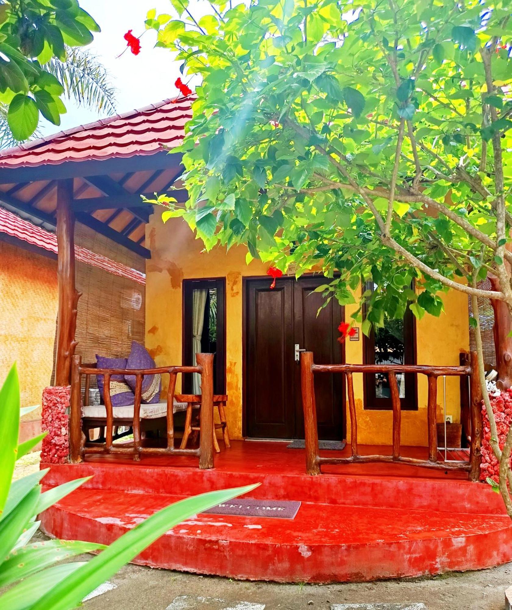 Kampung Meno Bungalows Gili Meno Luaran gambar